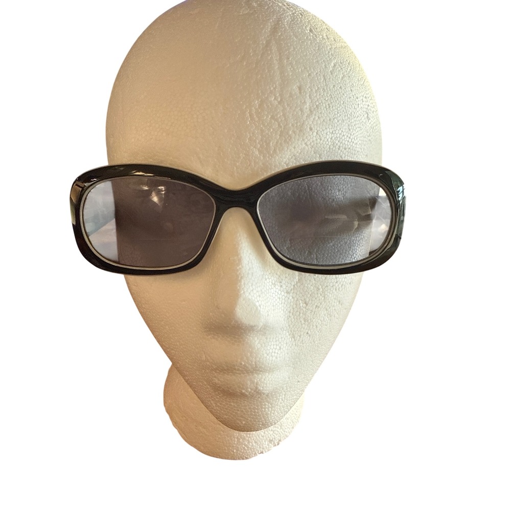 Calabria Bifocul Reading Sunglasses Black Floral Print Oval ‎ R643 +1.75 Women